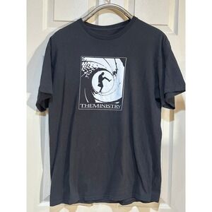Monty Python Ministry of Silly Walks James Bond 007 Parody T-Shirt Black Mens L